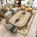 Luxury Southwest Rug Multicolored Floral Print Rug Pet-Friendly Easy to Care Washable Rug for the Living Room