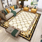 Luxury Southwest Rug Multicolored Floral Print Rug Pet-Friendly Easy to Care Washable Rug for the Living Room