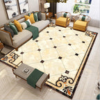 Luxury Southwest Rug Multicolored Floral Print Rug Pet-Friendly Easy to Care Washable Rug for the Living Room