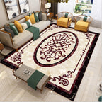 Luxury Southwest Rug Multicolored Floral Print Rug Pet-Friendly Easy to Care Washable Rug for the Living Room
