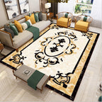 Luxury Southwest Rug Multicolored Floral Print Rug Pet-Friendly Easy to Care Washable Rug for the Living Room