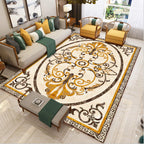 Luxury Southwest Rug Multicolored Floral Print Rug Pet-Friendly Easy to Care Washable Rug for the Living Room