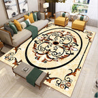 Luxury Southwest Rug Multicolored Floral Print Rug Pet-Friendly Easy to Care Washable Rug for the Living Room