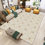 Luxury Southwest Rug Multicolored Floral Print Rug Pet-Friendly Easy to Care Washable Rug for the Living Room