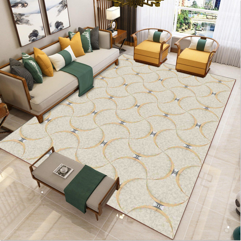Luxury Southwest Rug Multicolored Floral Print Rug Pet-Friendly Easy to Care Washable Rug for the Living Room