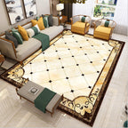 Luxury Southwest Rug Multicolored Floral Print Rug Pet-Friendly Easy to Care Washable Rug for the Living Room