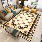 Luxury Southwest Rug Multicolored Floral Print Rug Pet-Friendly Easy to Care Washable Rug for the Living Room