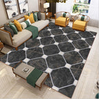 Luxury Southwest Rug Multicolored Floral Print Rug Pet-Friendly Easy to Care Washable Rug for the Living Room