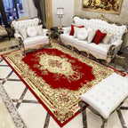 Antique patterned rug multicolored polypropylene indoor rug easy care washable rug for living room