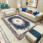 Antique patterned rug multicolored polypropylene indoor rug easy care washable rug for living room