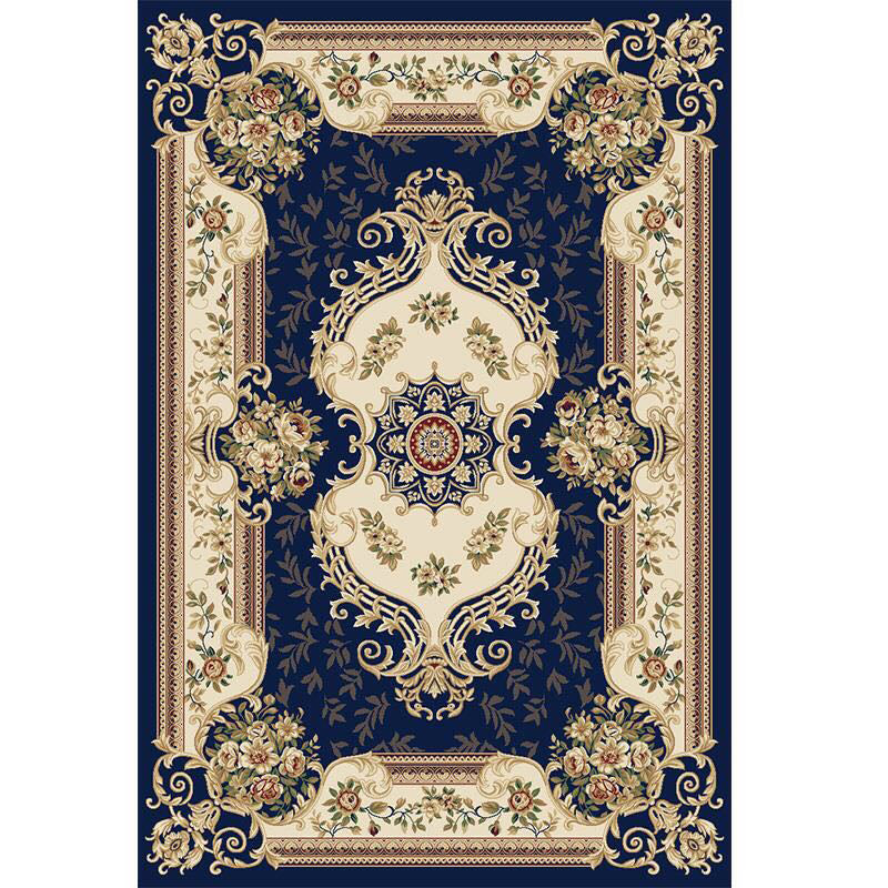 Americana Home Rug Multicolored Printed Rug Polyester Non-Slip Backing Easy Care Rug