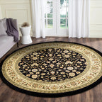 Multicolor Living Room Rug Oriental Tribal Pattern Rug Synthetic Pet-Friendly Easy Care Rug
