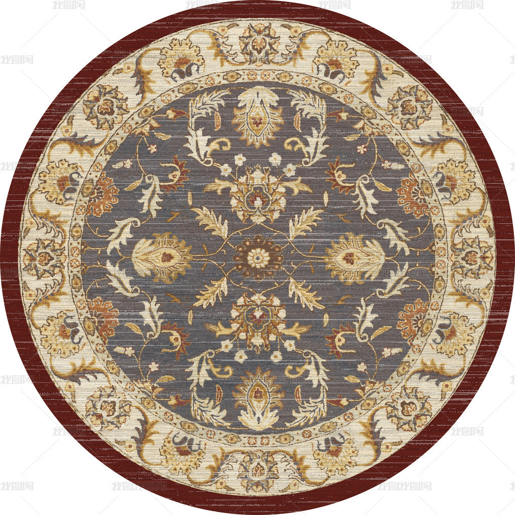 Multicolor Living Room Rug Oriental Tribal Pattern Rug Synthetic Pet-Friendly Easy Care Rug