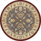 Multicolor Living Room Rug Oriental Tribal Pattern Rug Synthetic Pet-Friendly Easy Care Rug