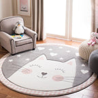 Modern children's room carpet multicolored cartoon pattern carpet polypropylene non-slip machine washable carpet