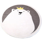 Beautiful children's room carpet Multicolored cartoon pattern carpet Polyester non-slip machine washable carpet