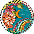 Calming Cartoon Rug Multicolor Cute Area Rug Polypropylene Non-Slip Machine Washable Rug for Kids