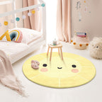 Casual Multicolored Pretty Rug Polypropylene Fairy Rug Indoor Carpet Non-slip Backing Washable Rug for Children's Room