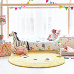 Casual Multicolored Cute Carpet Polypropylene Fairy Carpet Indoor Carpet Non-slip Underlay Washable Carpet for Children's Room