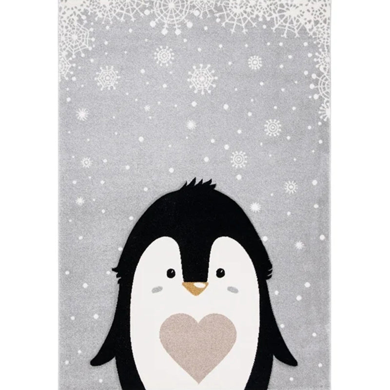 Funky Kids Bedroom Rug Multicolor Cartoon Area Rug Polyester Pet-Friendly Machine Washable Rug