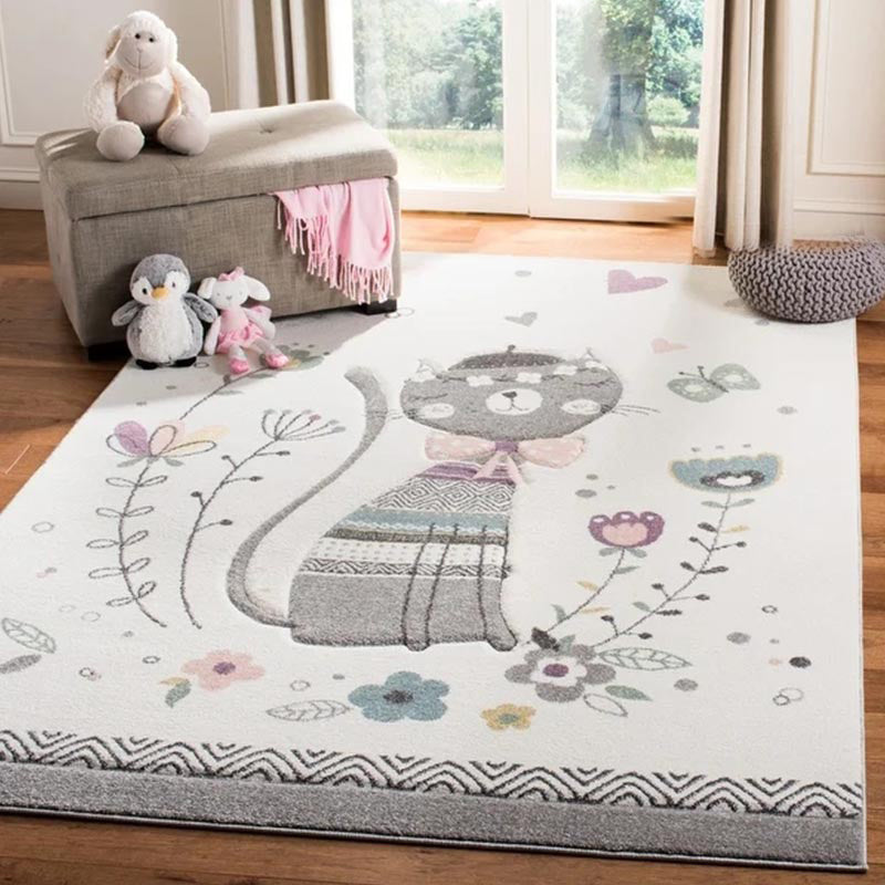 New children's carpet Multi-colored Cartoon Indoor carpet Synthetic Non-slip Stain-resistant Washable carpet