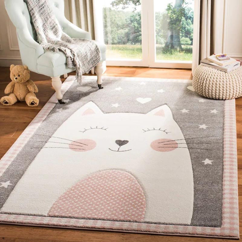 New children's carpet Multi-colored Cartoon Indoor carpet Synthetic Non-slip Stain-resistant Washable carpet