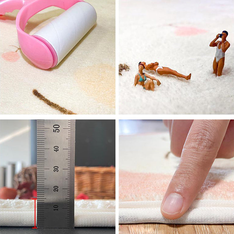 New children's carpet Multi-colored Cartoon Indoor carpet Synthetic Non-slip Stain-resistant Washable carpet