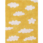 Lovely Cartoon Print Rug Multicolor Polyester Area Rug Non-Slip Machine Washable Rug for Bedroom