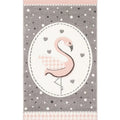 Lovely Children's Room Carpet Multicolor Cartoon Printed Carpet Polyester Pet-Friendly Machine Washable Indoor Carpet