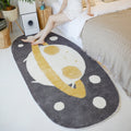 Multicolored Relaxation Carpet Synthetic Area Rug Non-slip Machine Washable Carpet for the Children's Room