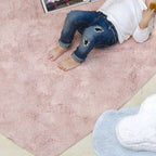Irregular Shape Cartoon Carpet Multicolor Funky Area Rug Synthetic Pet-Friendly Non-Slip Backing Rug for Room