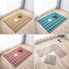 Beautiful children's room rug Colorful cartoon pattern rug Cotton non-slip backing pet-friendly rug