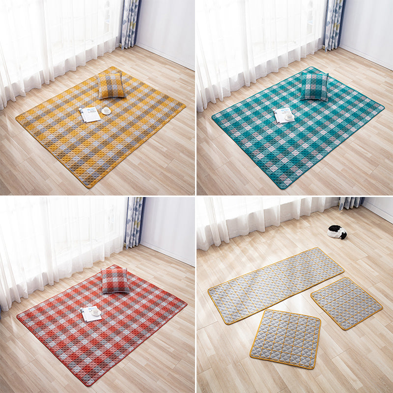 Beautiful children's room rug Colorful cartoon pattern rug Cotton non-slip backing pet-friendly rug