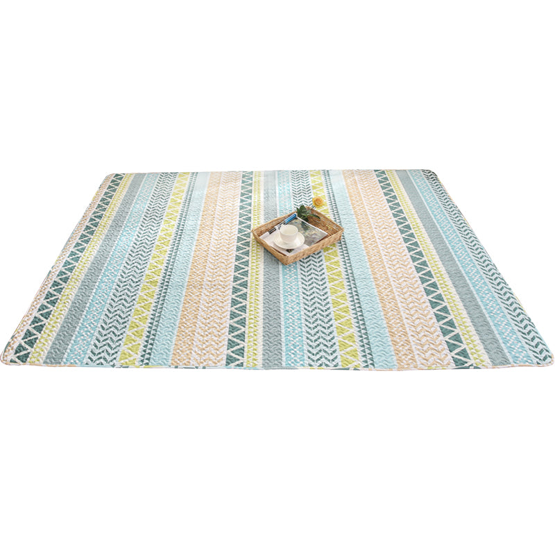 Beautiful geometric rug Multicolored Trend rug Cotton Easy to care for Pet-friendly Washable indoor rug for rooms