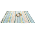 Beautiful geometric rug Multicolored Trend rug Cotton Easy to care for Pet-friendly Washable indoor rug for rooms