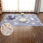 Beautiful geometric rug Multicolored Trend rug Cotton Easy to care for Pet-friendly Washable indoor rug for rooms