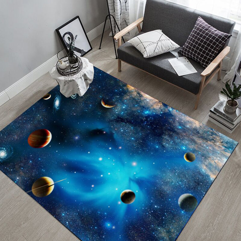 Multicolored novelty rug polyester room pattern area rug with non-slip backing machine washable rug for the bedroom