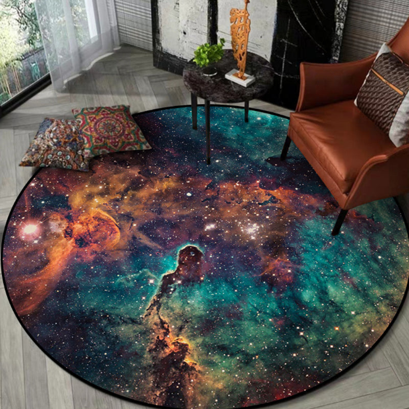 Modern Living Room Rug Multicolored Area Pattern Area Rug Pet-Friendly Easy Care Indoor Rug