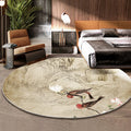 Classic Flower and Bird Carpet Multicolor Chinese Carpet Synthetic Non-Slip Back Stain-Resistant Carpet for Deco