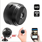 Compact security camera with night vision & app control