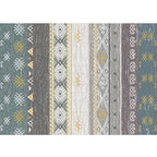 Southwest Tribal Print Rug Multicolor Polypropylene Rug Non-Slip Pet Friendly Washable Rug for the Living Room