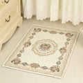Simple Bedroom Carpet Colorful Floral Printed Indoor Rug Acrylic Non-Slip Pet-Friendly Rug