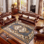 Olden Floral Printed Carpet Multicolored Synthetic Area Rug Pet Friendly Easy Care Indoor Cover for Living Room