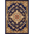 Olden Floral Printed Carpet Multicolored Synthetic Area Rug Pet Friendly Easy Care Indoor Cover for Living Room