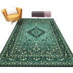 Casual floral printed rug multicolored polypropylene indoor rug non-slip backing easy to care for rug for bedroom