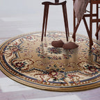 Olden Flower Printed Rug Multicolored Synthetic Area Rug Pet Friendly Washable Indoor Rug for Bedroom
