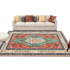 Moroccan Salon Rug Multicolor geometric pattern rug Polypropylene non-slip easy care rug