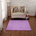 Casual bedroom rug Multicolored Solid indoor rug PVC Non-slip Easy-care Washable rug