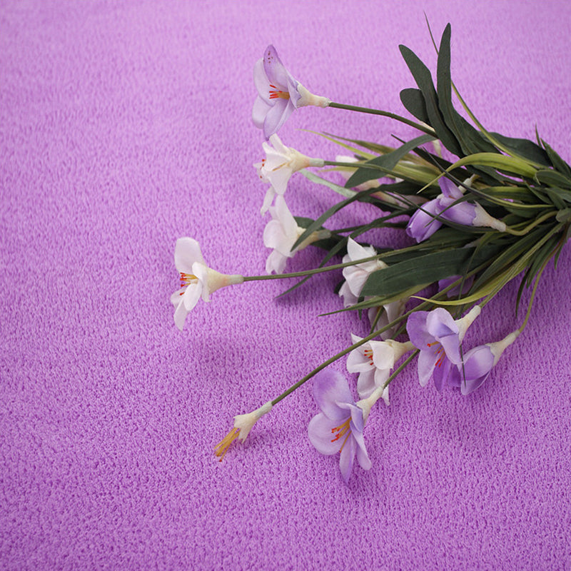 Casual bedroom rug Multicolored Solid indoor rug PVC Non-slip Easy-care Washable rug