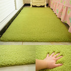 Casual Rug Acrylic Solid Color Rug Easy Care Indoor Rug for Bedroom